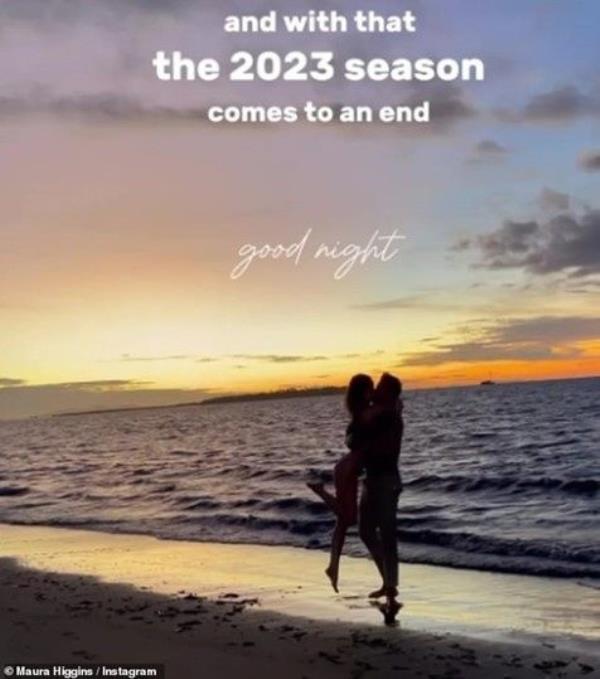 Maura previously shared an image of her and Bobby on a beach