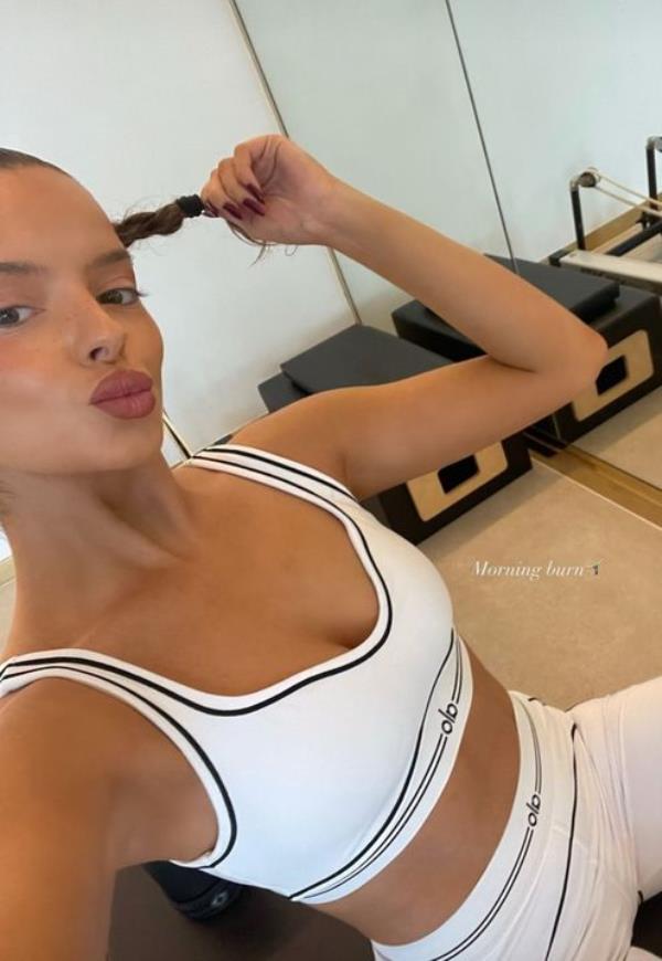 Maura doing Pilates in Dubai