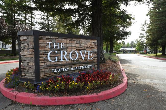 A Petaluma man was arrested early Sunday, Oct. 8, 2023, after a six-hour standoff with police during which he barricaded himself and a woman inside an apartment at The Grove, a housing complex on Lakeville Circle in Petaluma. (Erik Castro / For The Press Democrat file)