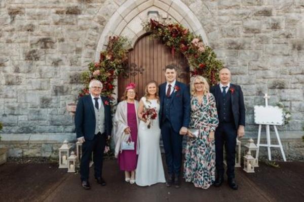 Noreen Loo<em></em>ney and Niall Drumm with Mary and Ger Loo<em></em>ney and Breda and Chris Drumm.