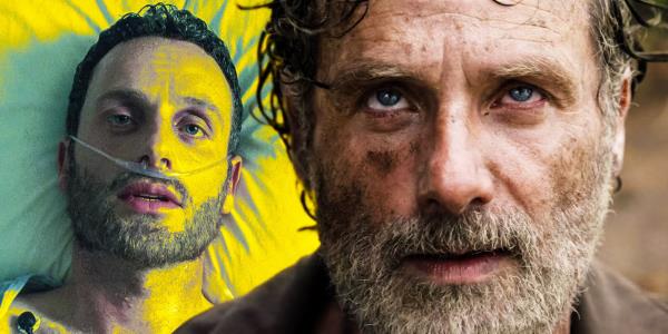 Rick Grimes from The Walking Dead finale and premiere.