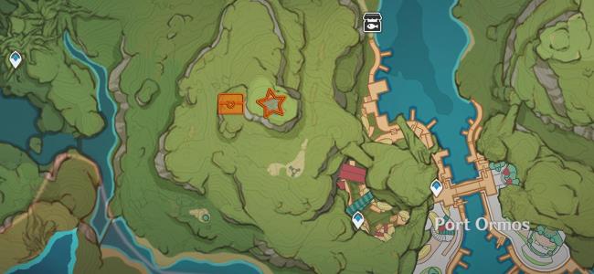 Map Location of Sumeru Shrine of Depth 2