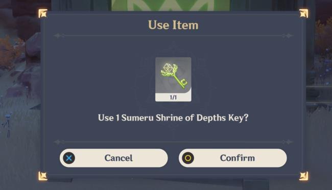Sumeru shrine of depth unlock screen