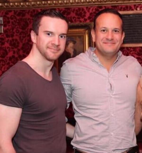 Leo with his partner Matt Barrett