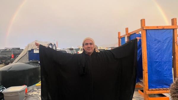 Faisal Al Mutar at Burning Man festival