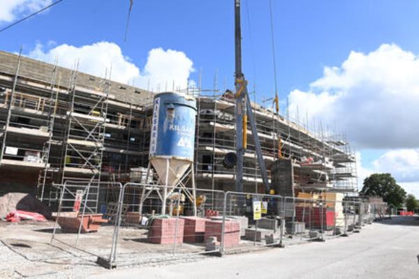  New accommodation block under co<em></em>nstruction at Collins Barracks Cork. Picture: Larry Cummins 