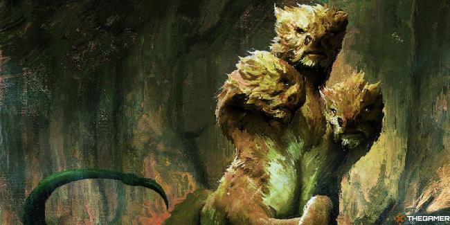 Image of the The Questing Beast card in Magic: The Gathering, with art by Igor Kieryluk